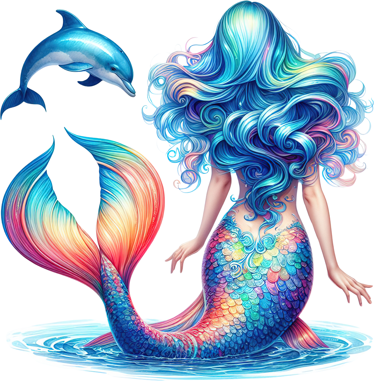 Beautiful Mermaids Heat Transfer