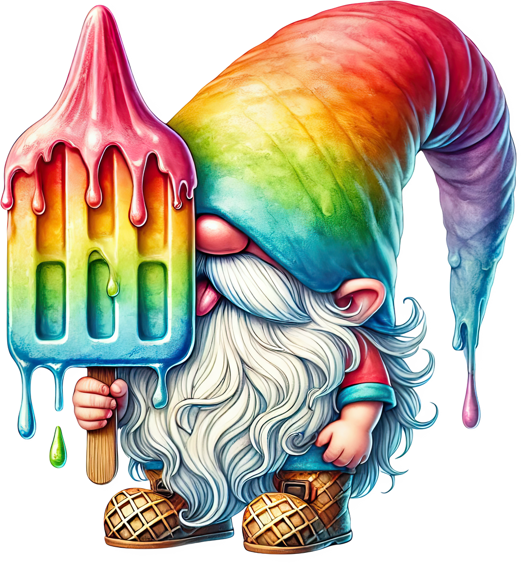 Ice Cream Gnome Heat Transfer