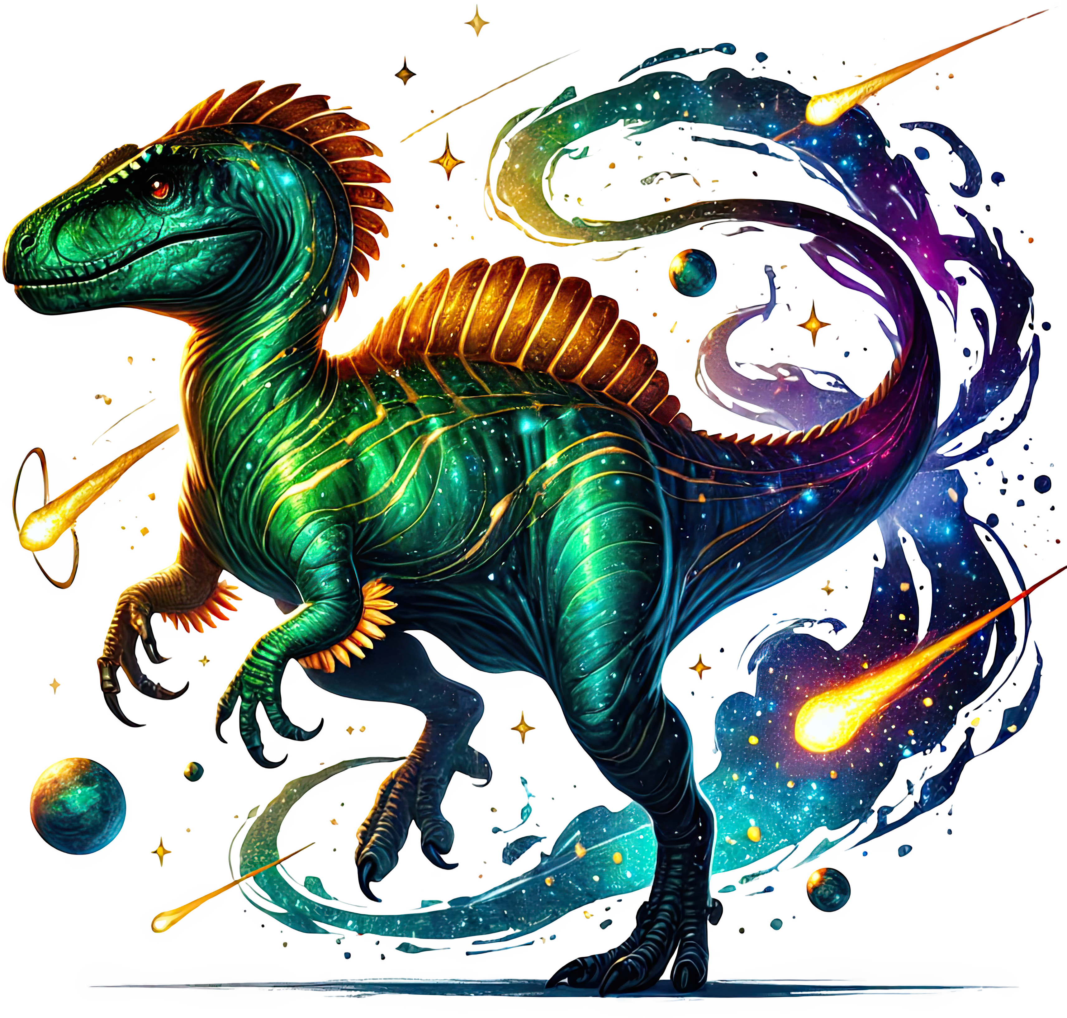 Cosmic Dinosaurs Heat Transfer
