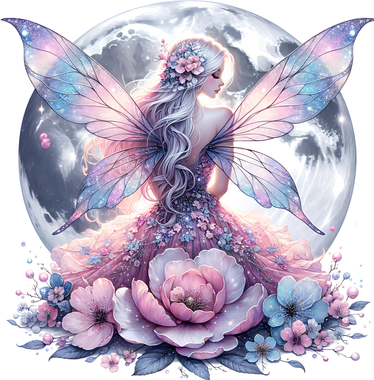 Romantasy Moon Fairy Heat Transfer