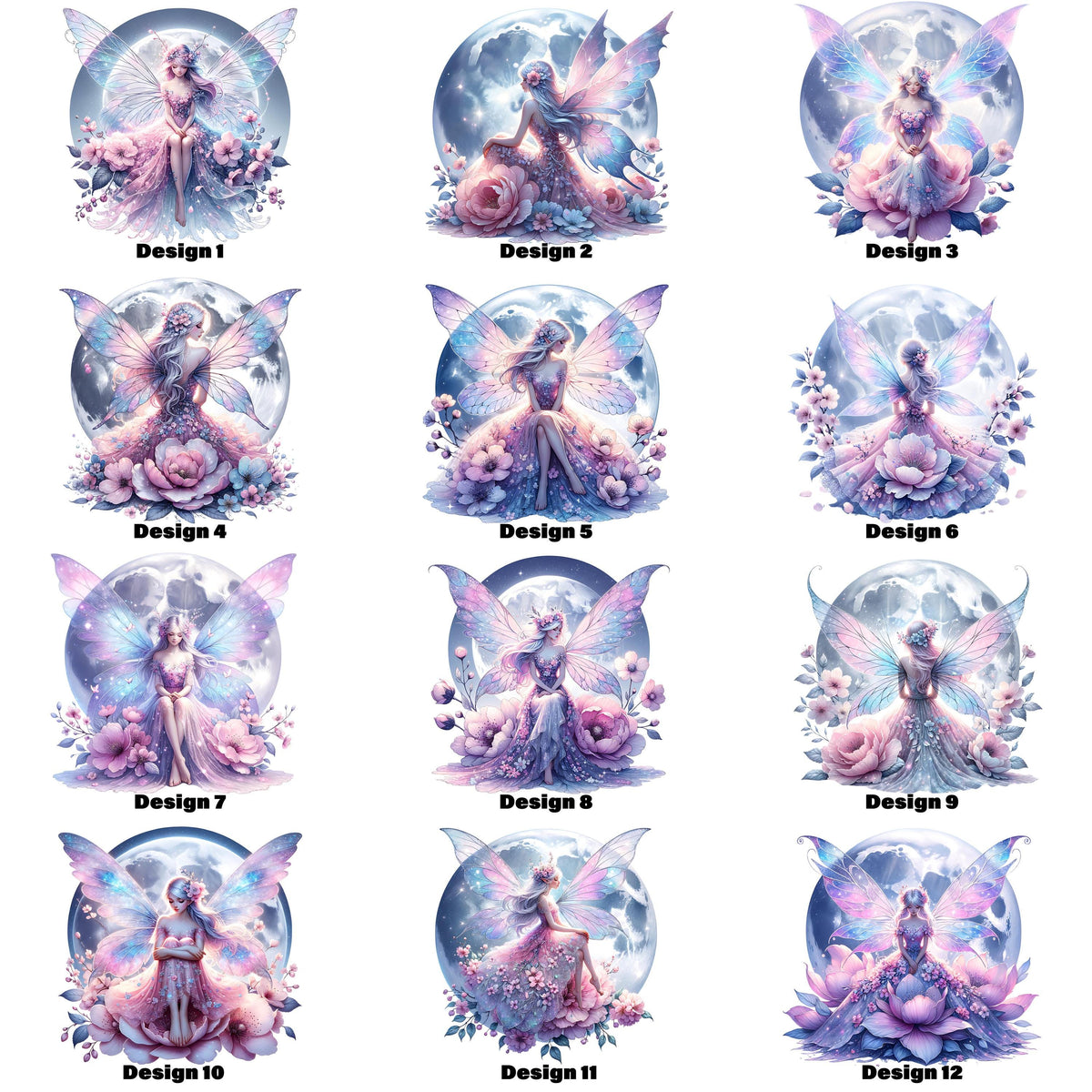 Romantasy Moon Fairy Heat Transfer