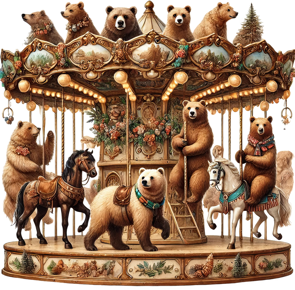 Animal Carousels Heat Transfer