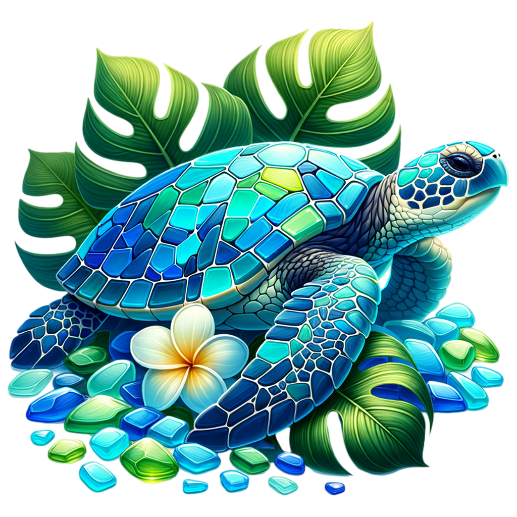 Tropical Turtles Graphic T-shirt S-5X