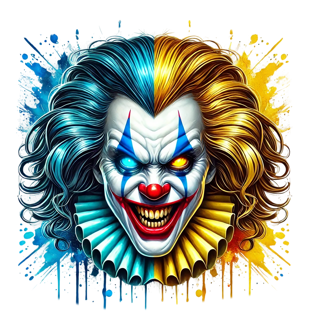 Psycho Clowns Heat Transfer