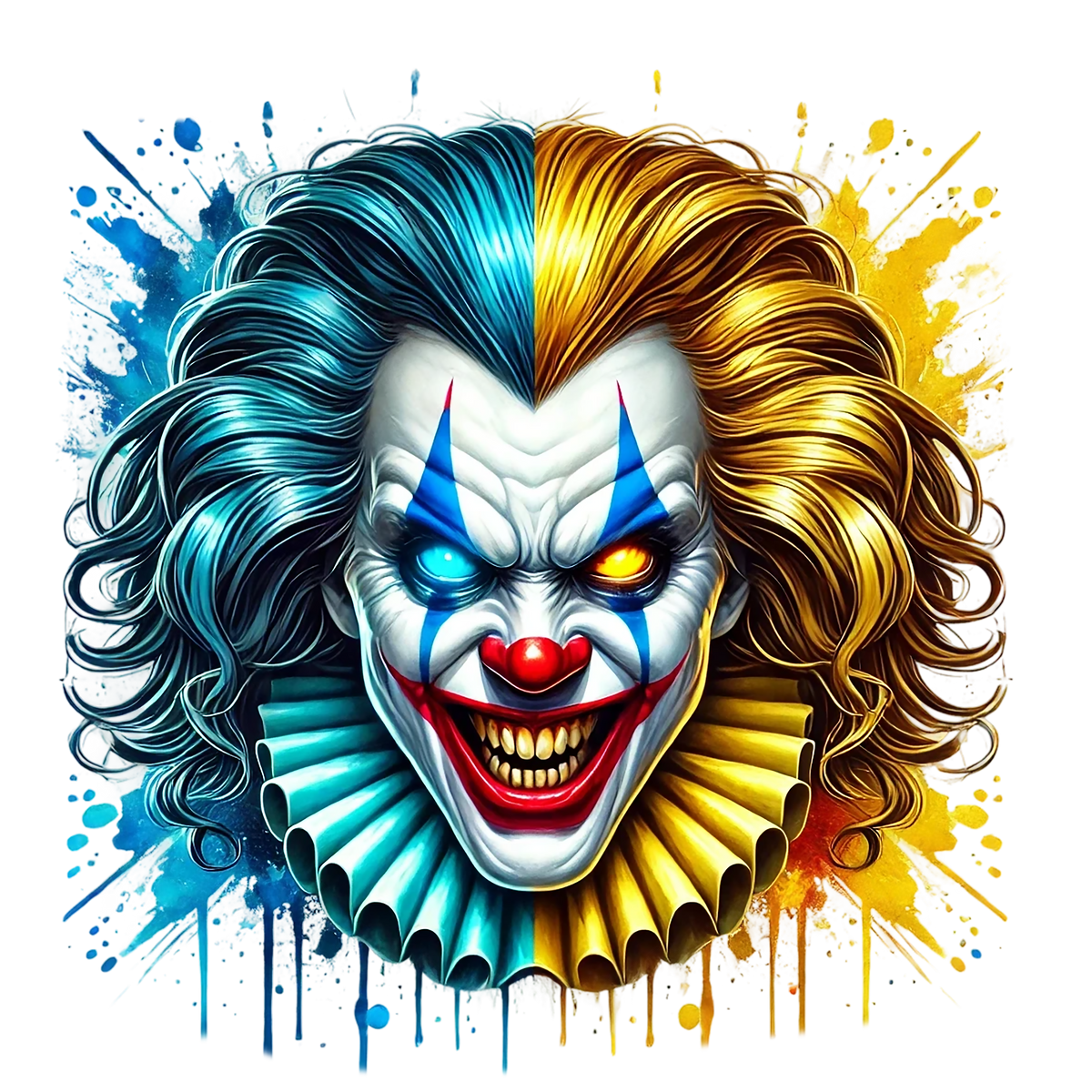 Psycho Clowns Heat Transfer