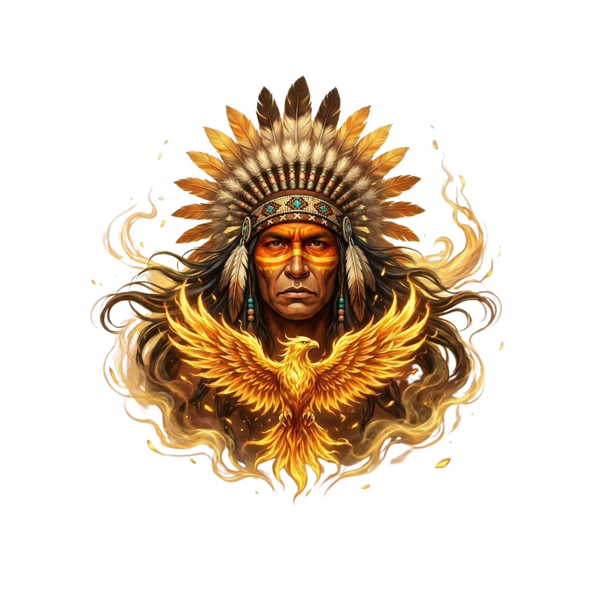 Native Americans Graphic T-shirt S-5X