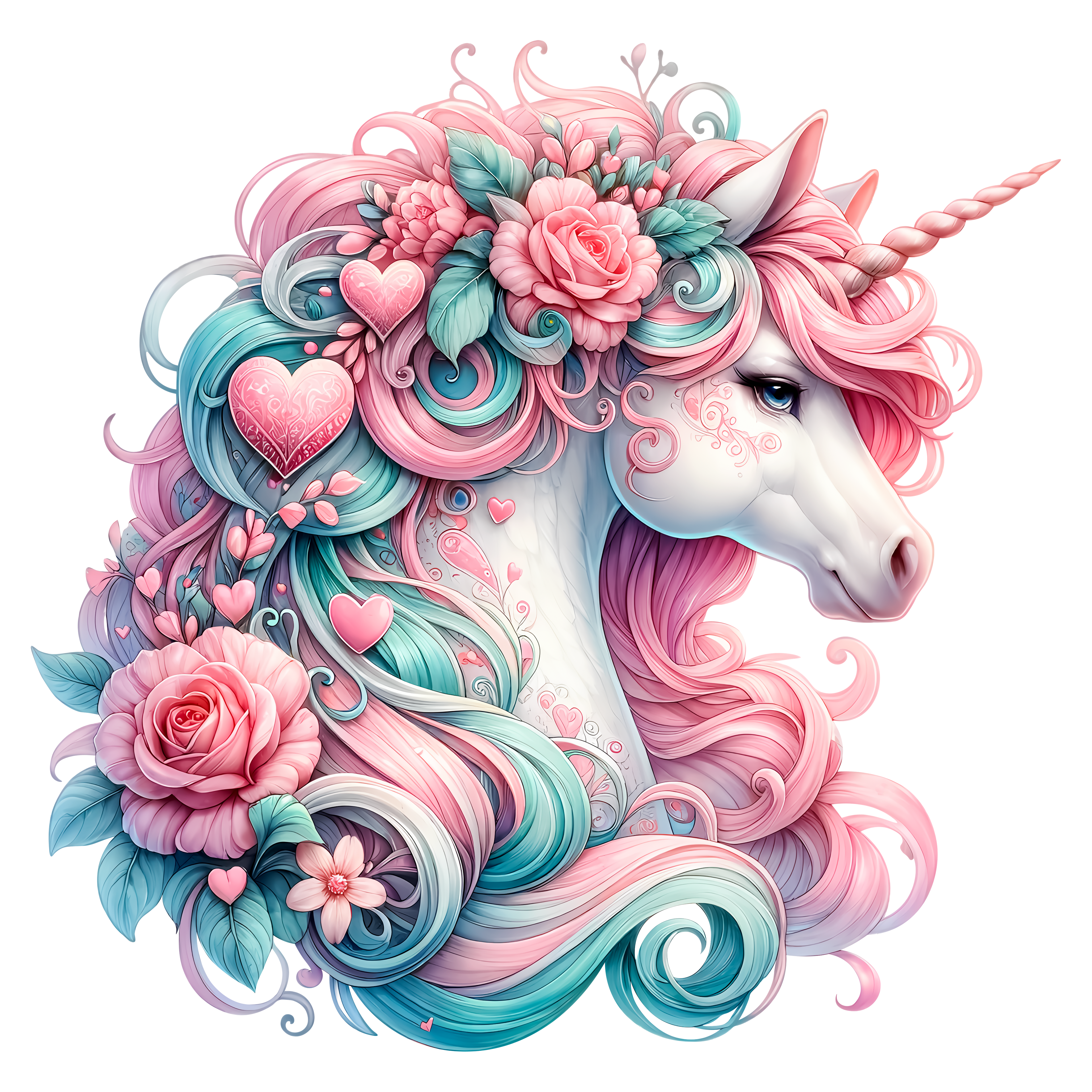 Unicorns and Hearts Heat Transfer