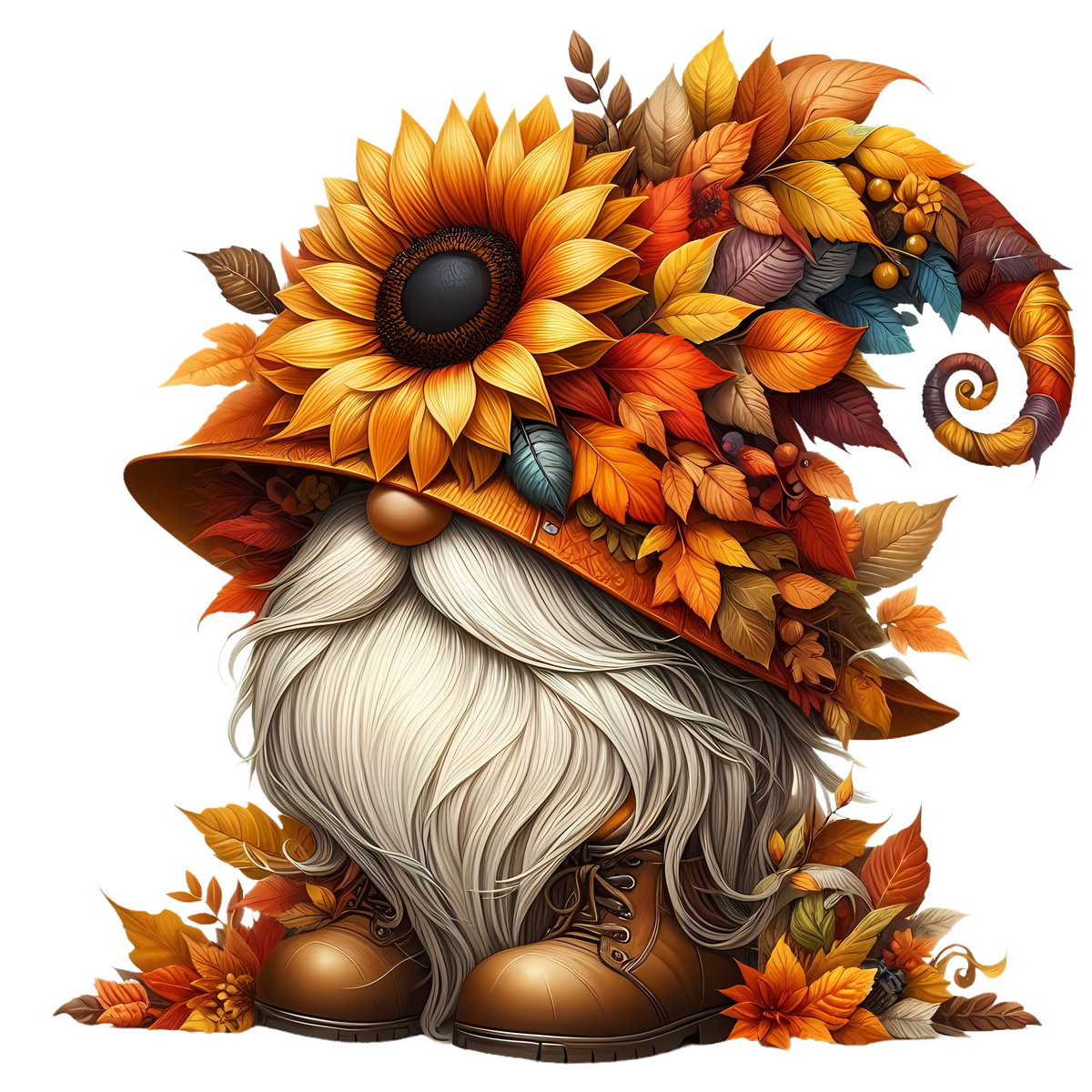 Cute Fall Gnomes Graphic T-shirt S-5X