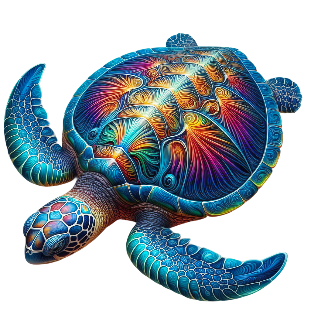 10 Turtles Graphic T-shirt S-5X