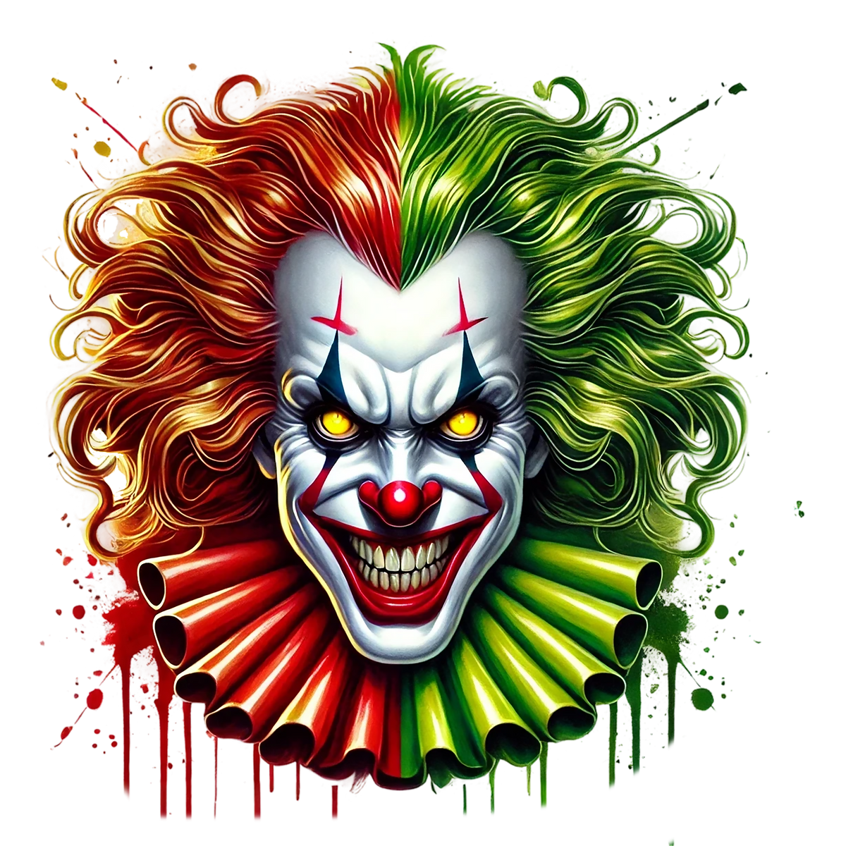 Psycho Clowns Heat Transfer