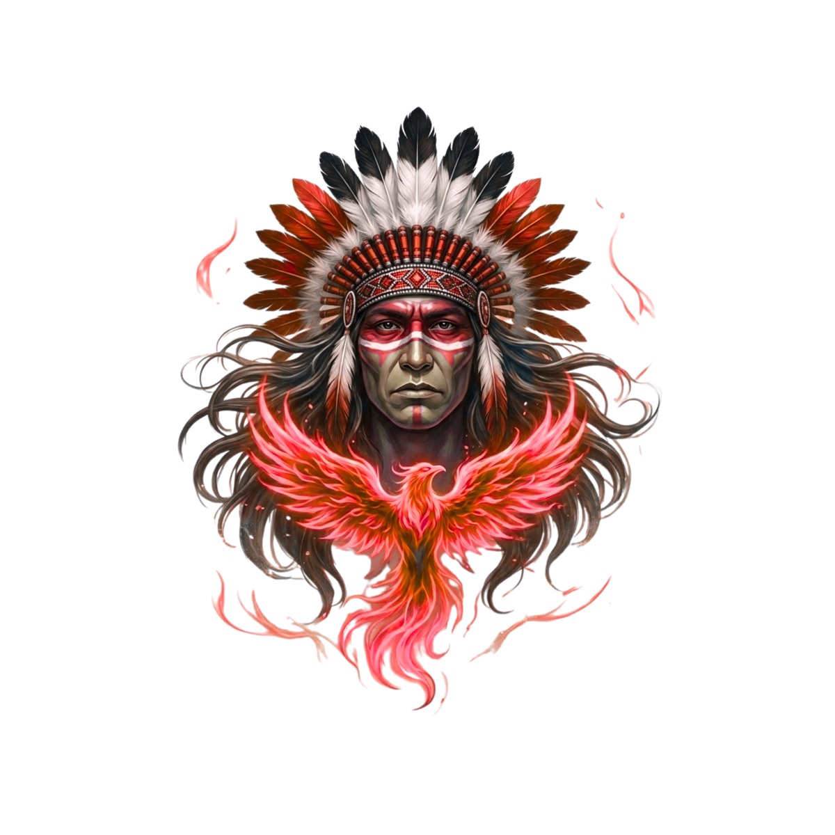 Native Americans Graphic T-shirt S-5X