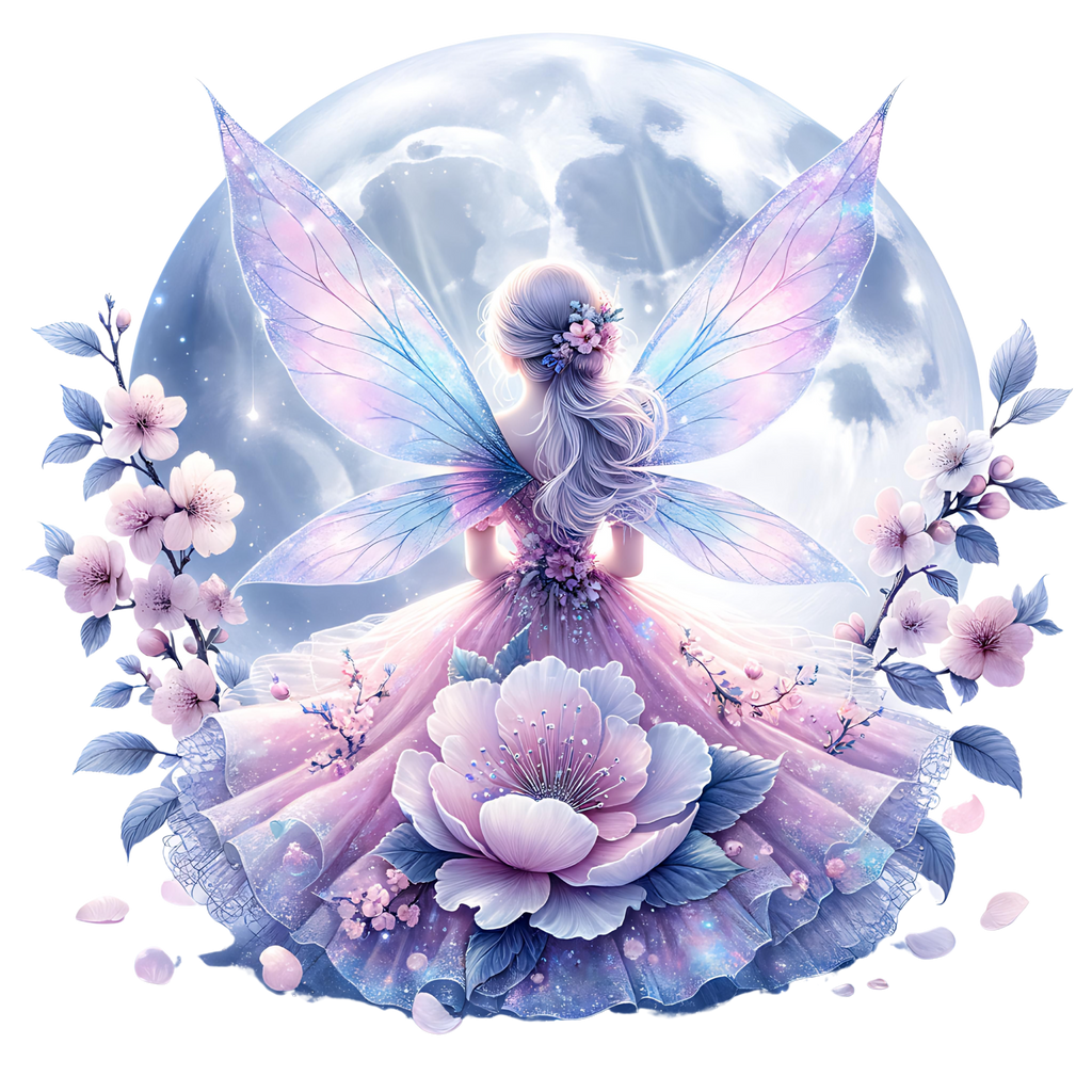 Romantasy Moon Fairy Heat Transfer