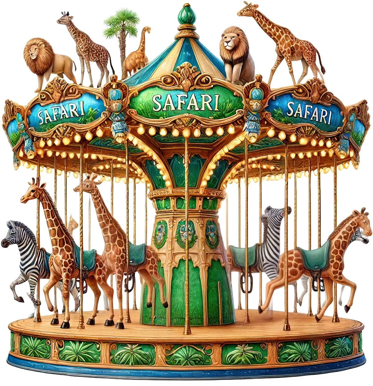 Animal Carousels Heat Transfer