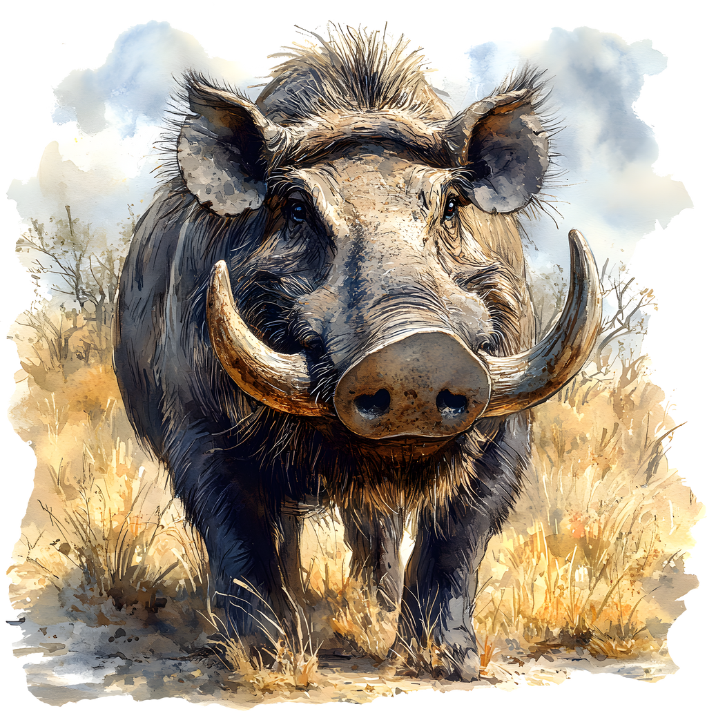 African Safari Animals Heat Transfer