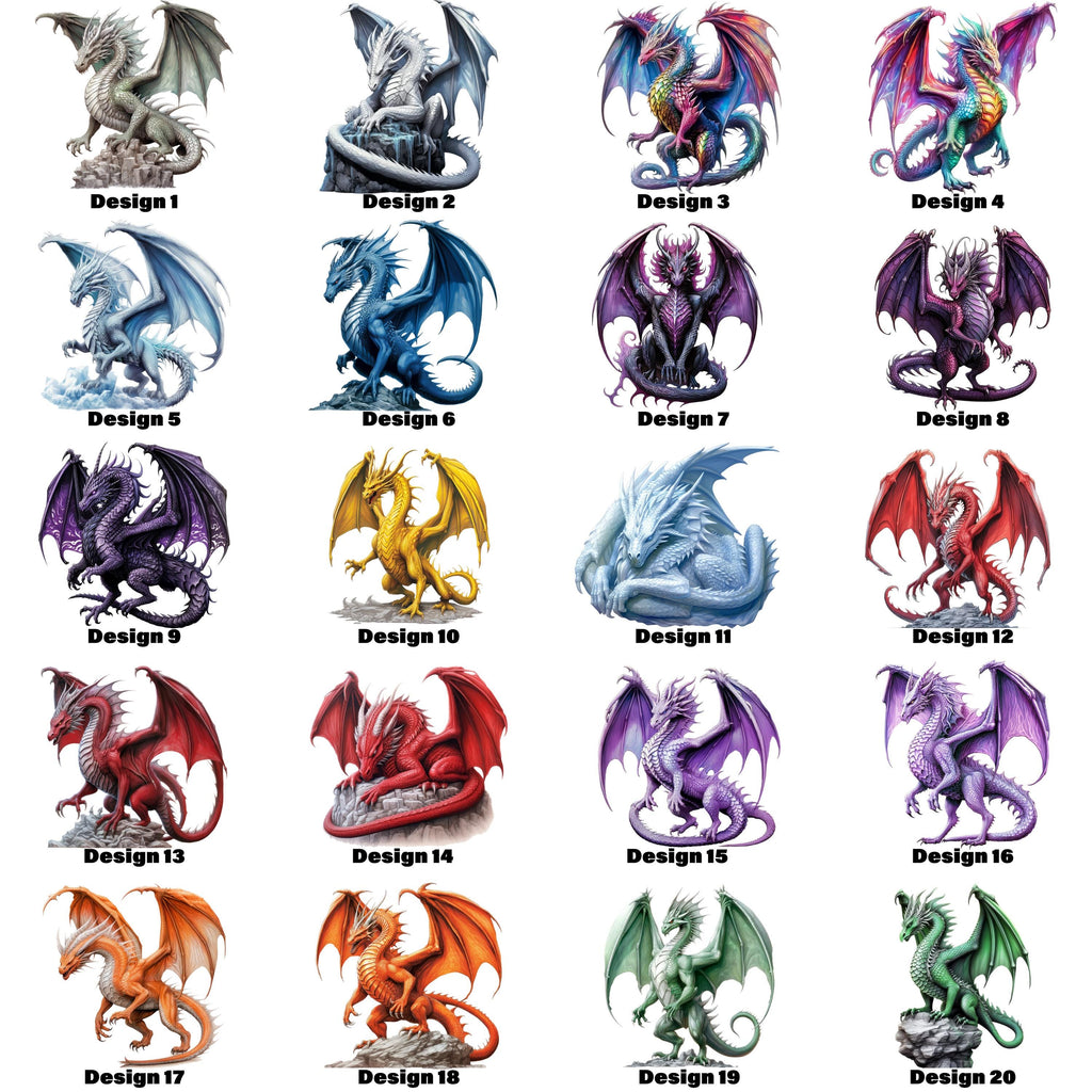 Fantasy Dragons Heat Transfer