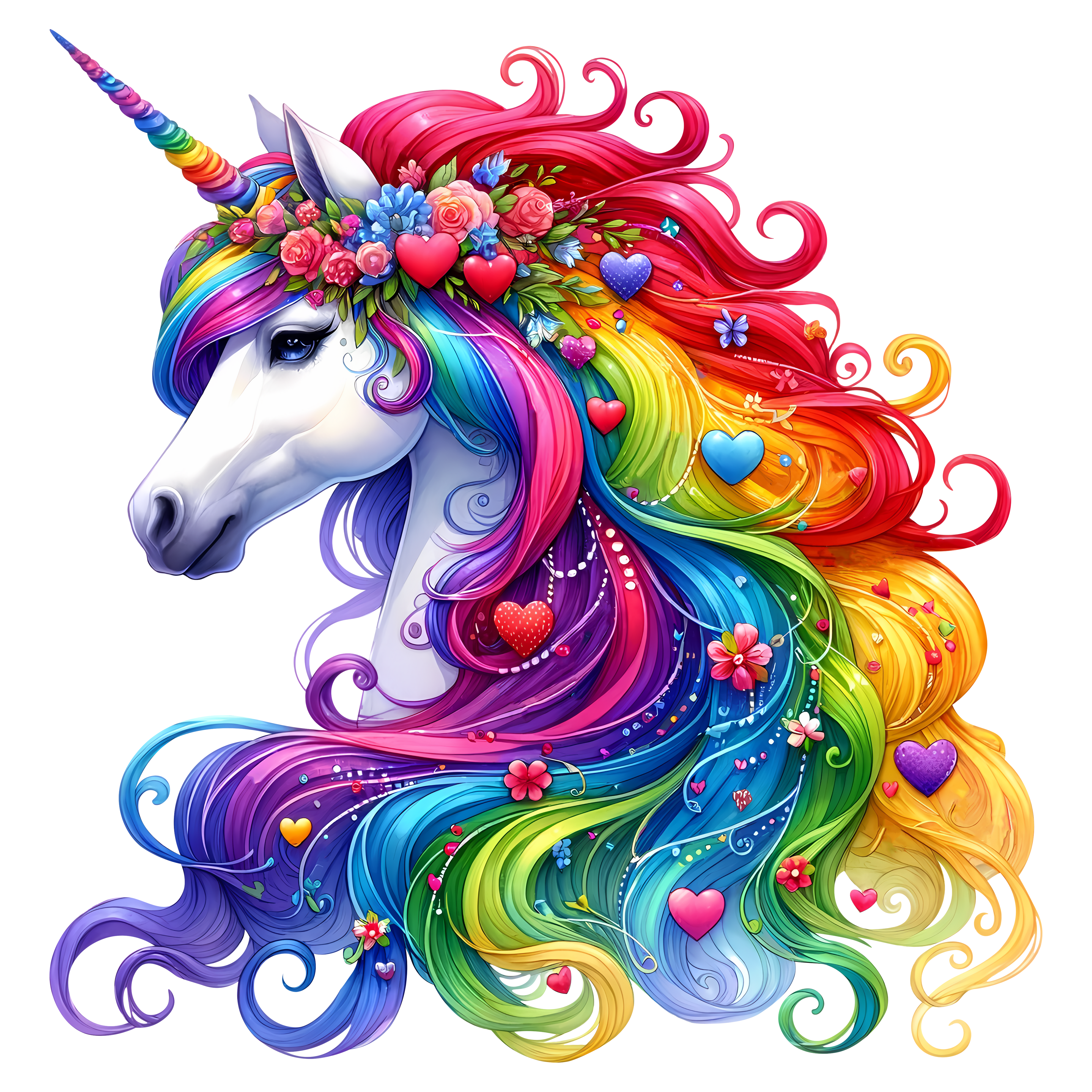 Unicorns and Hearts Heat Transfer