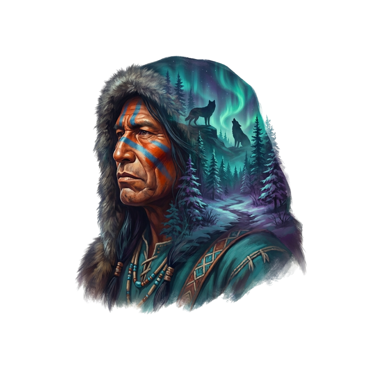 Native Americans Graphic T-shirt S-5X