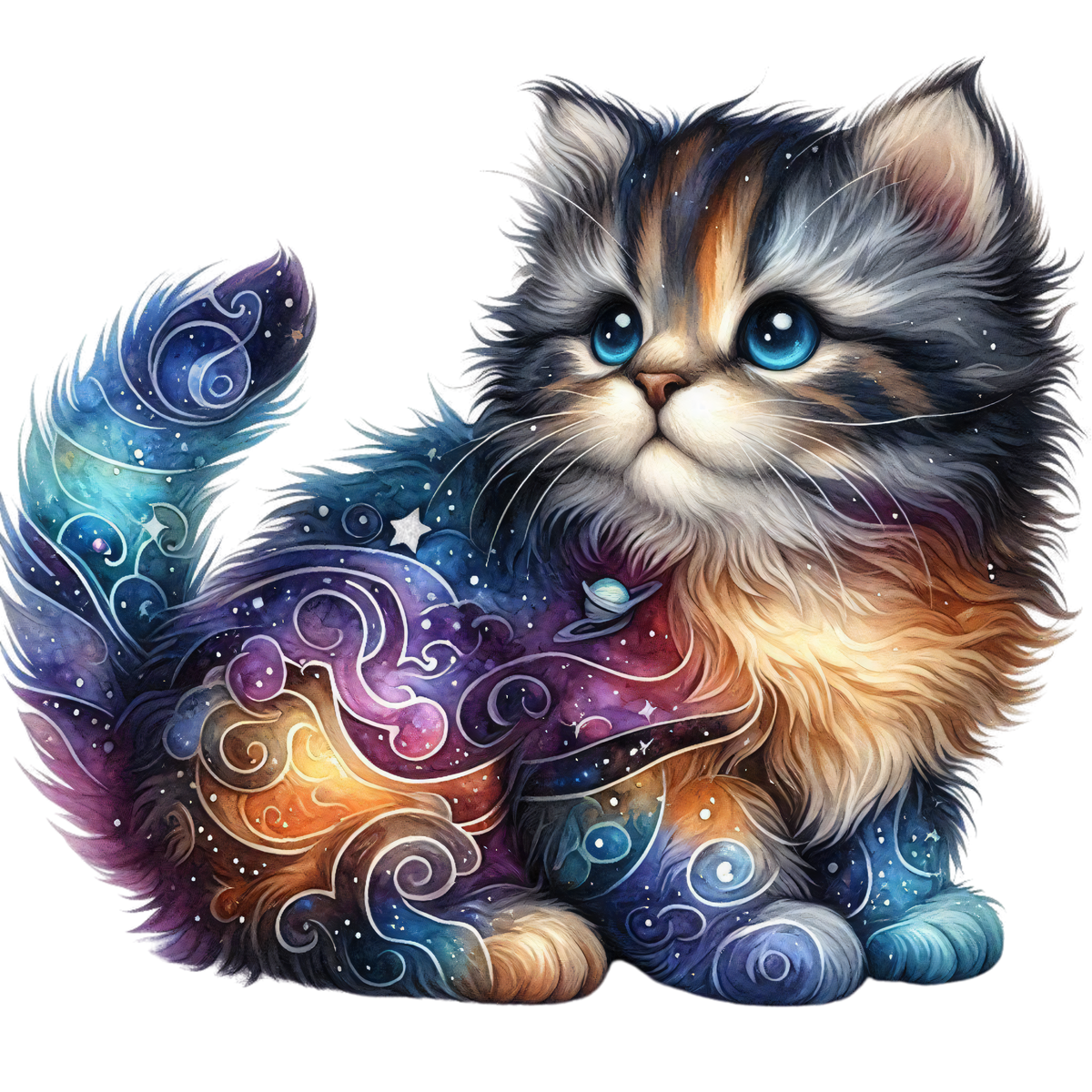 Celestial Kittens Heat Transfer