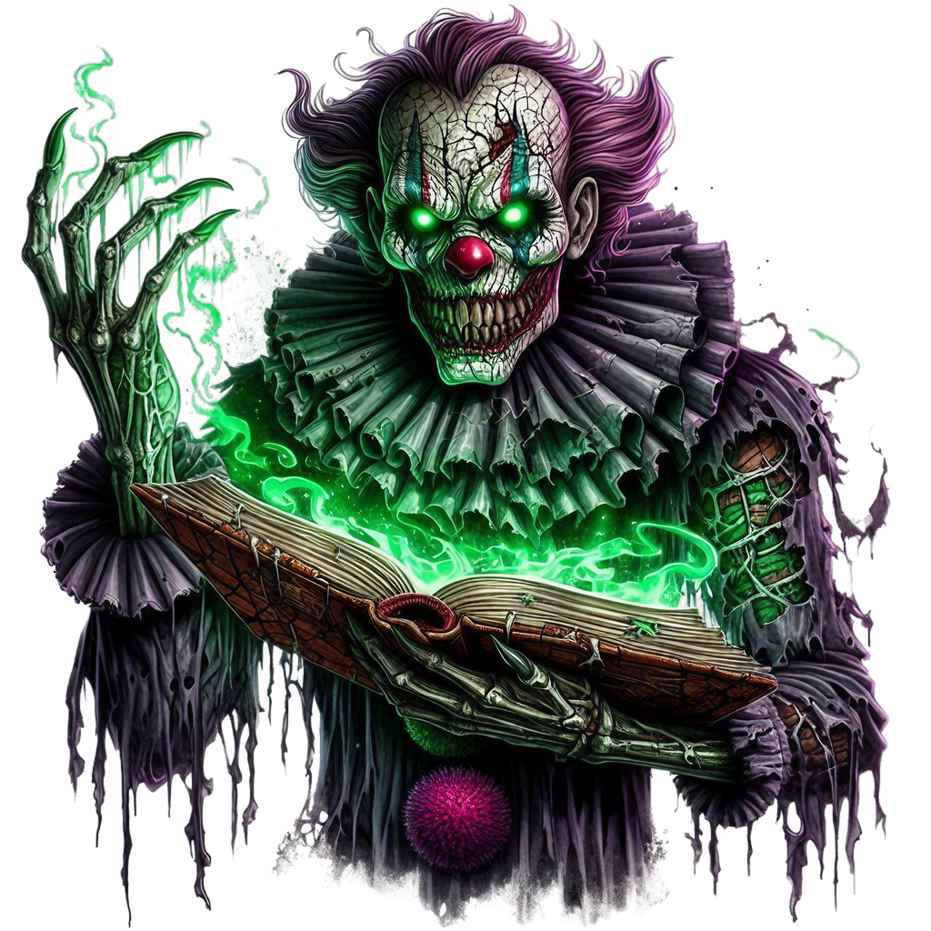 Spooky Clowns Heat Transfer