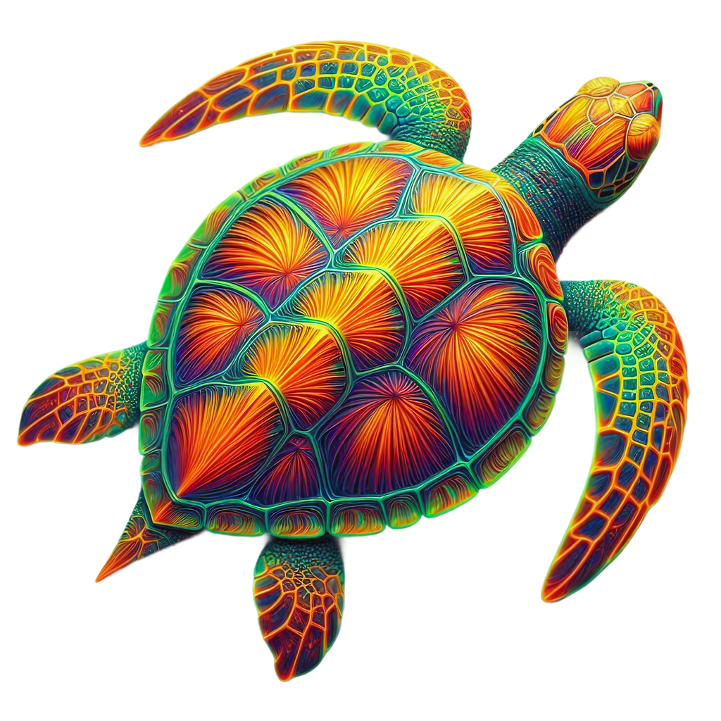 10 Turtles Graphic T-shirt S-5X