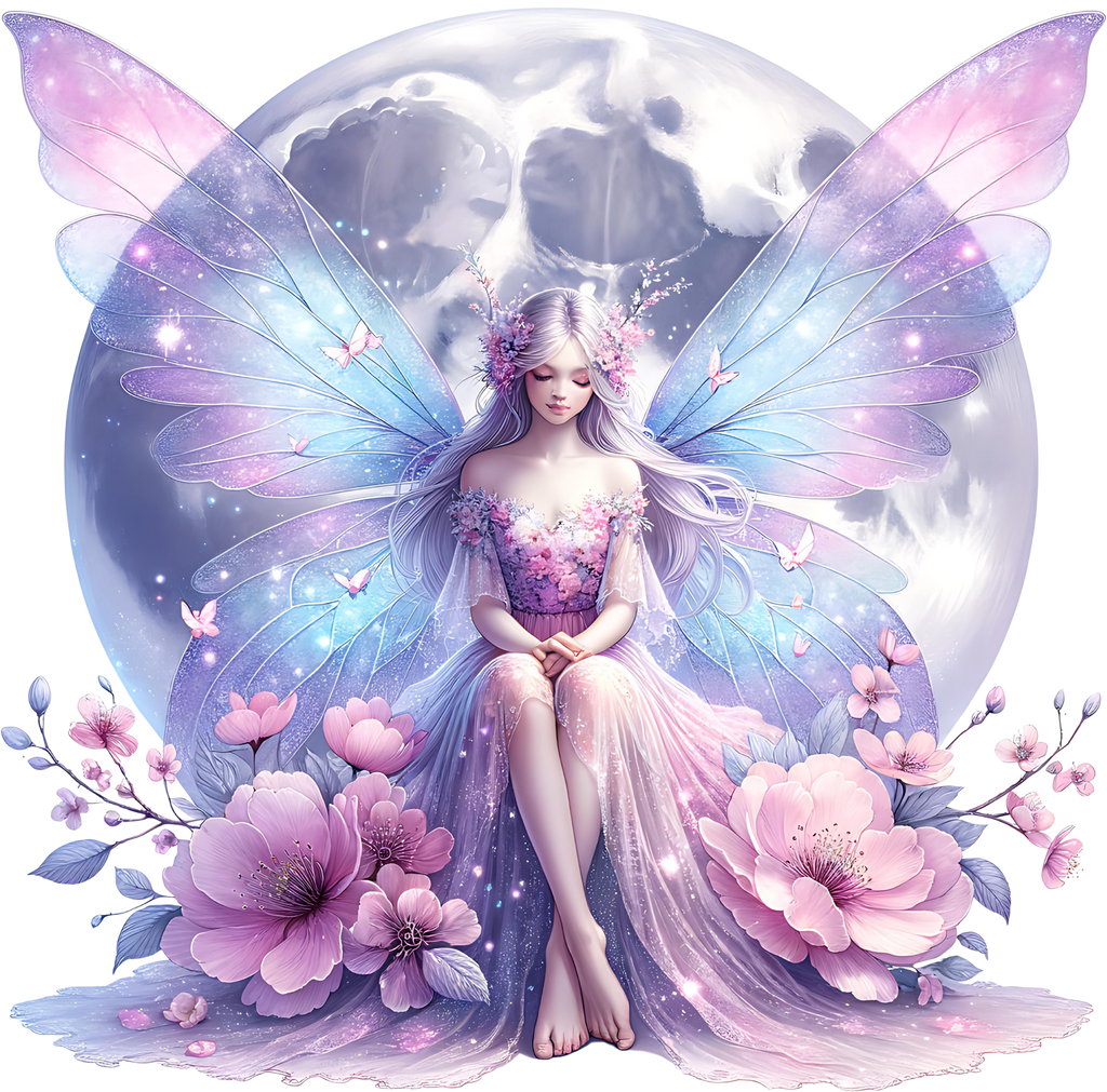 Romantasy Moon Fairy Heat Transfer