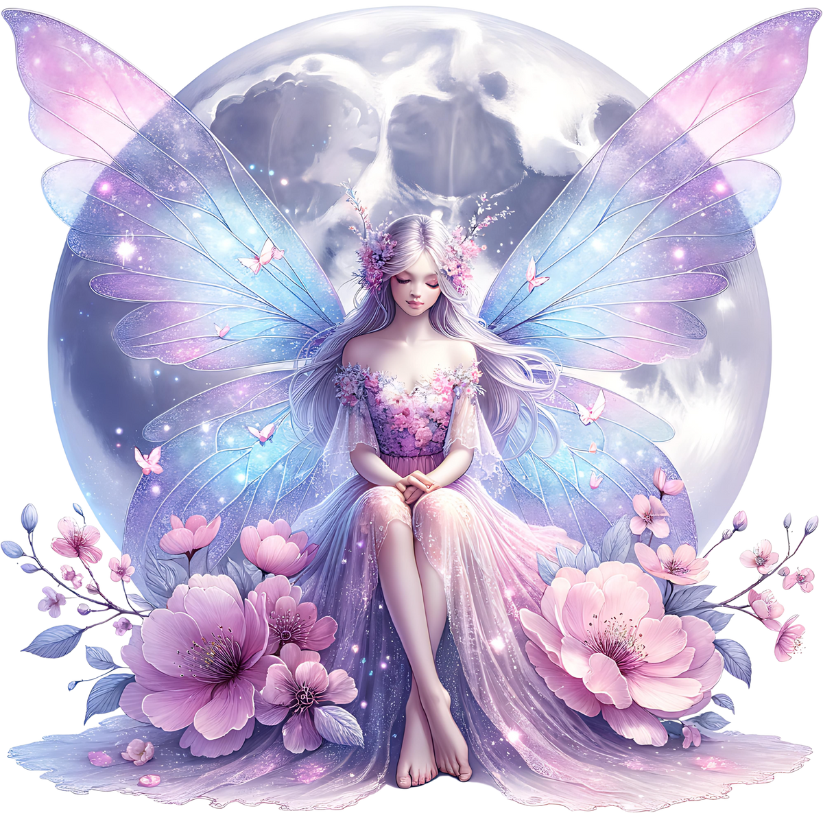 Romantasy Moon Fairy Heat Transfer