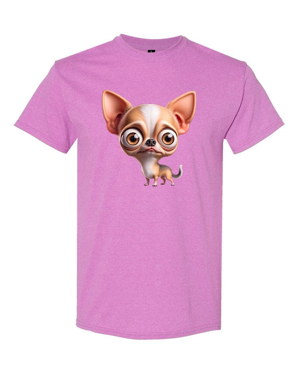 Caricature Dogs Graphic T-shirt S-5X