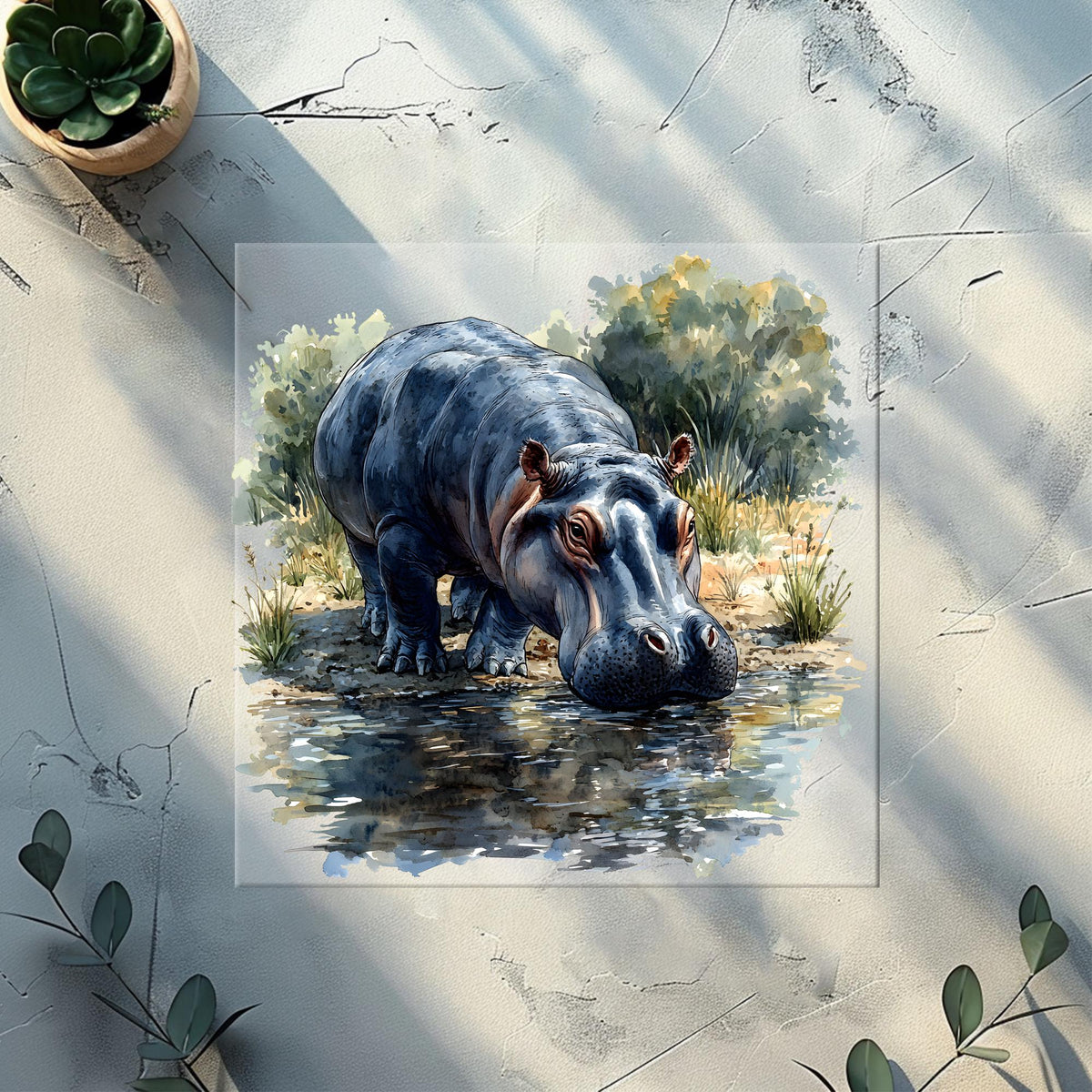 African Safari Animals Heat Transfer