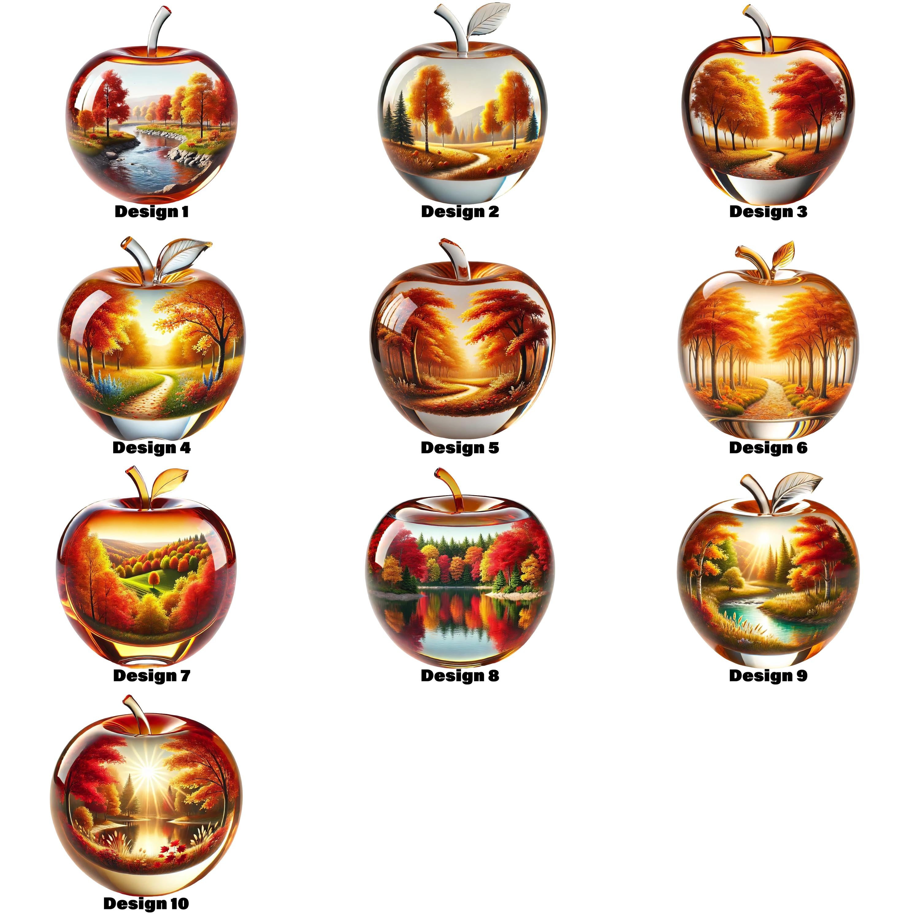 Autumn in an Apple Heat Transfer