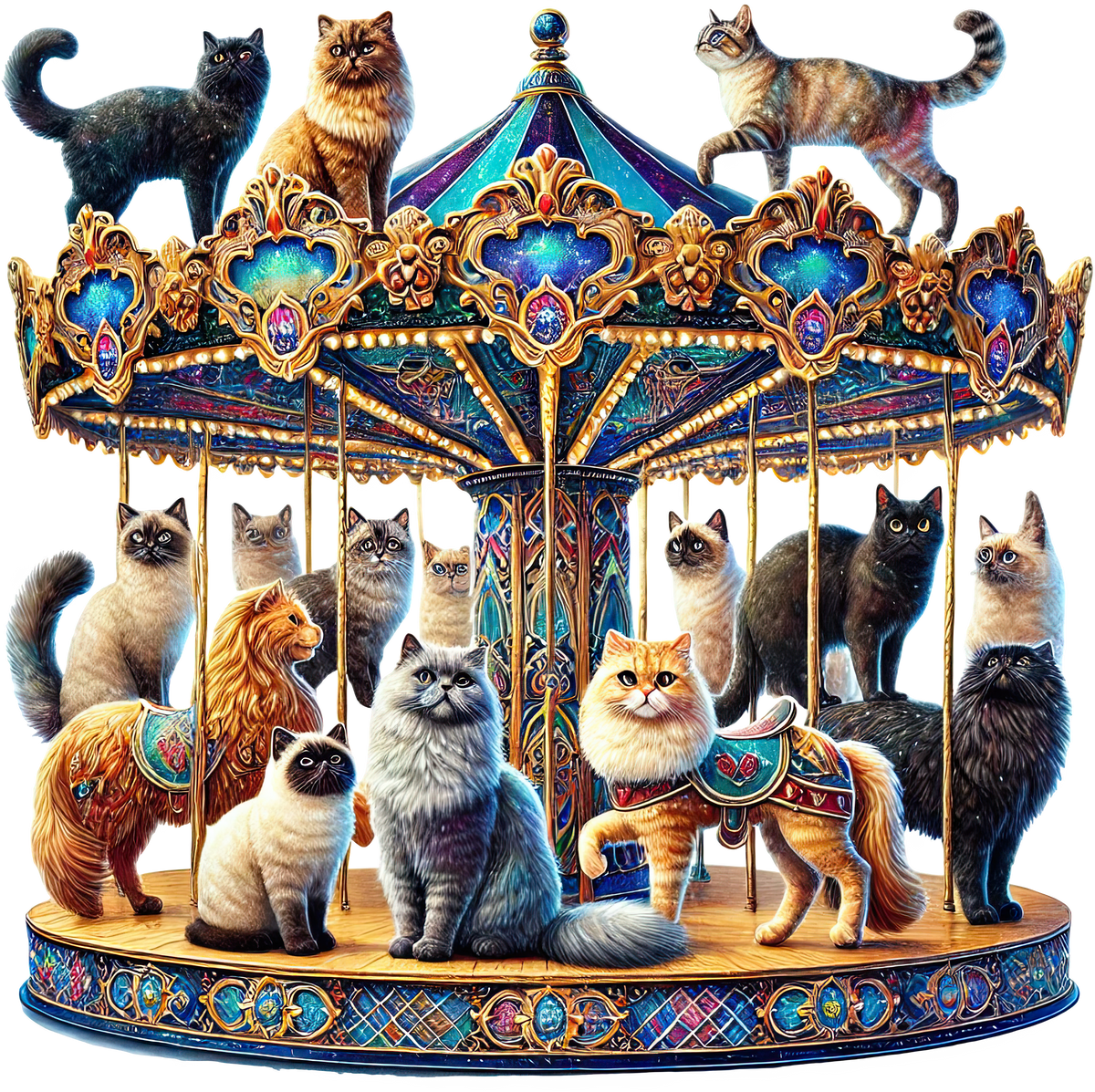 Animal Carousels Heat Transfer