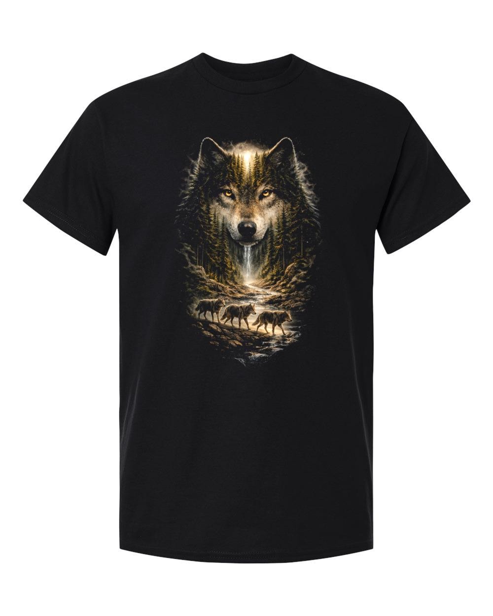 Fantasy Creatures & Wild Animals Graphic T-shirt S-5X Black Only