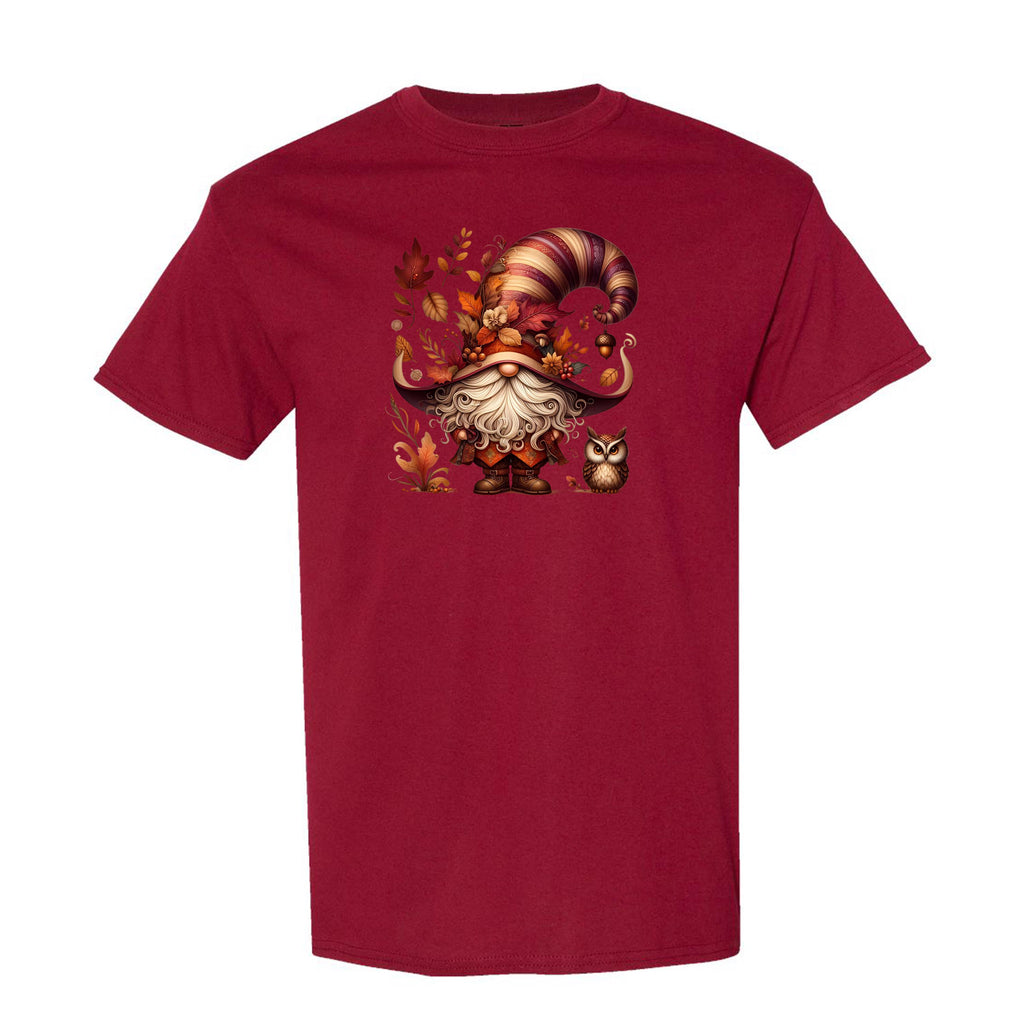 Cute Fall Gnomes Graphic T-shirt S-5X