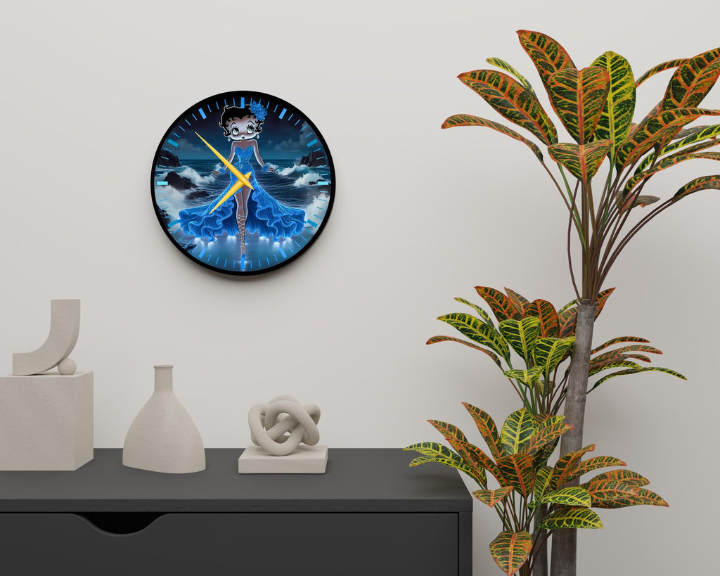 Betty Boop UV Printed MDF Wall Clock