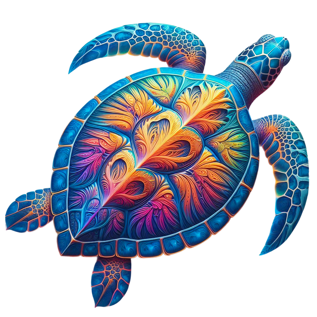 10 Turtles Graphic T-shirt S-5X