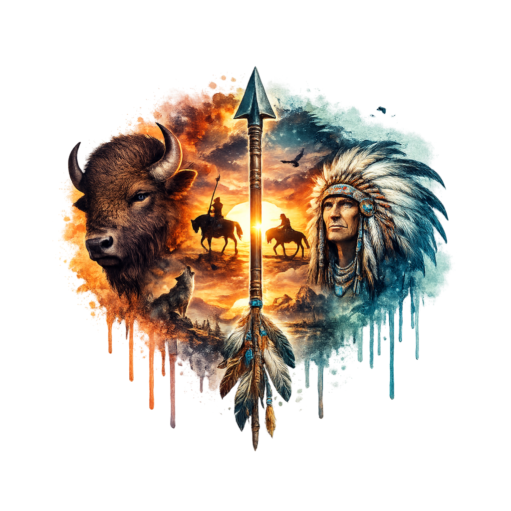 Misc. Double Exposure Nature Graphic T-shirt S-5X