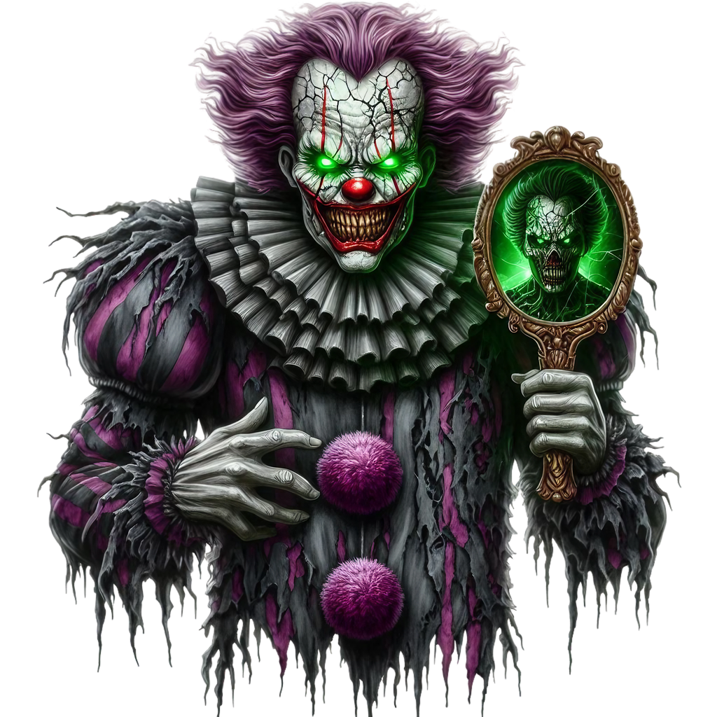 Spooky Clowns Heat Transfer