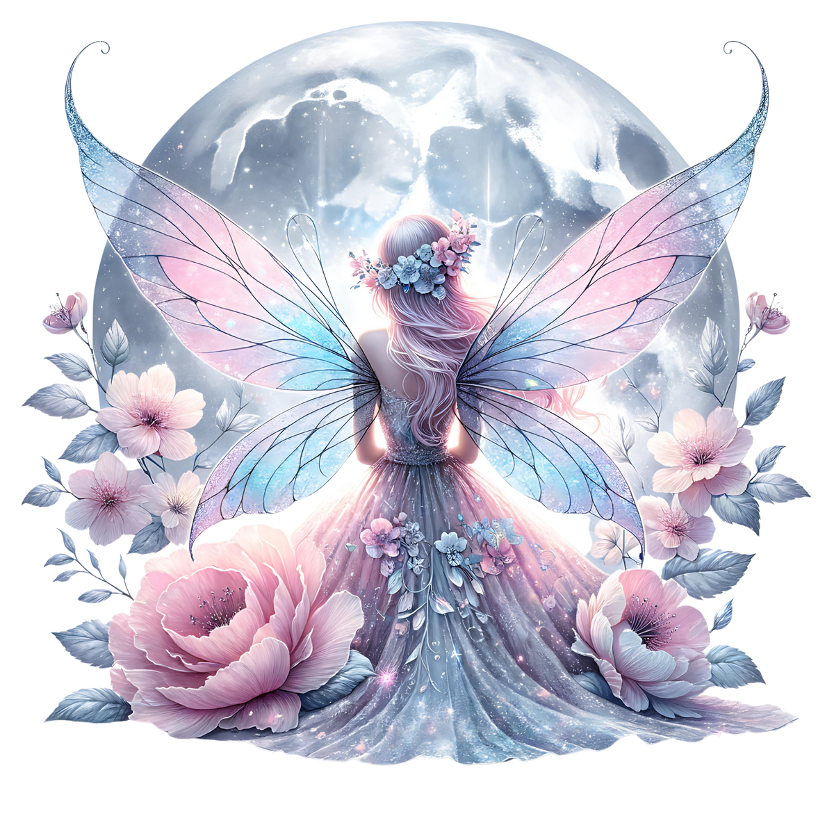 Romantasy Moon Fairy Heat Transfer