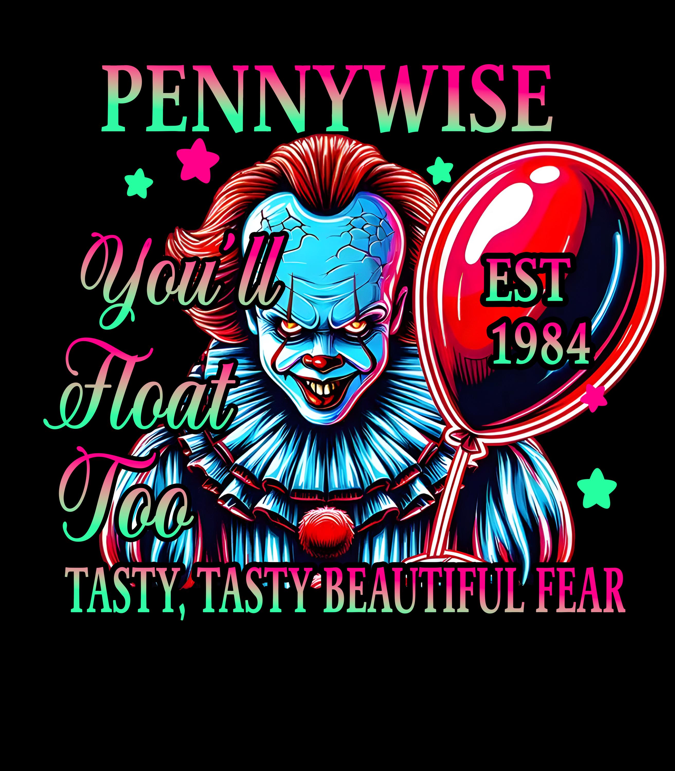 Horror Characters Heat Transfer For Black Only