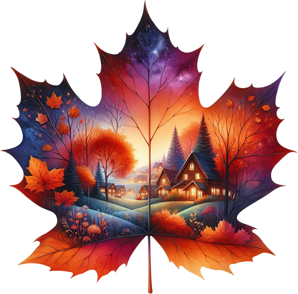 Autumn Leaves Heat Transfer