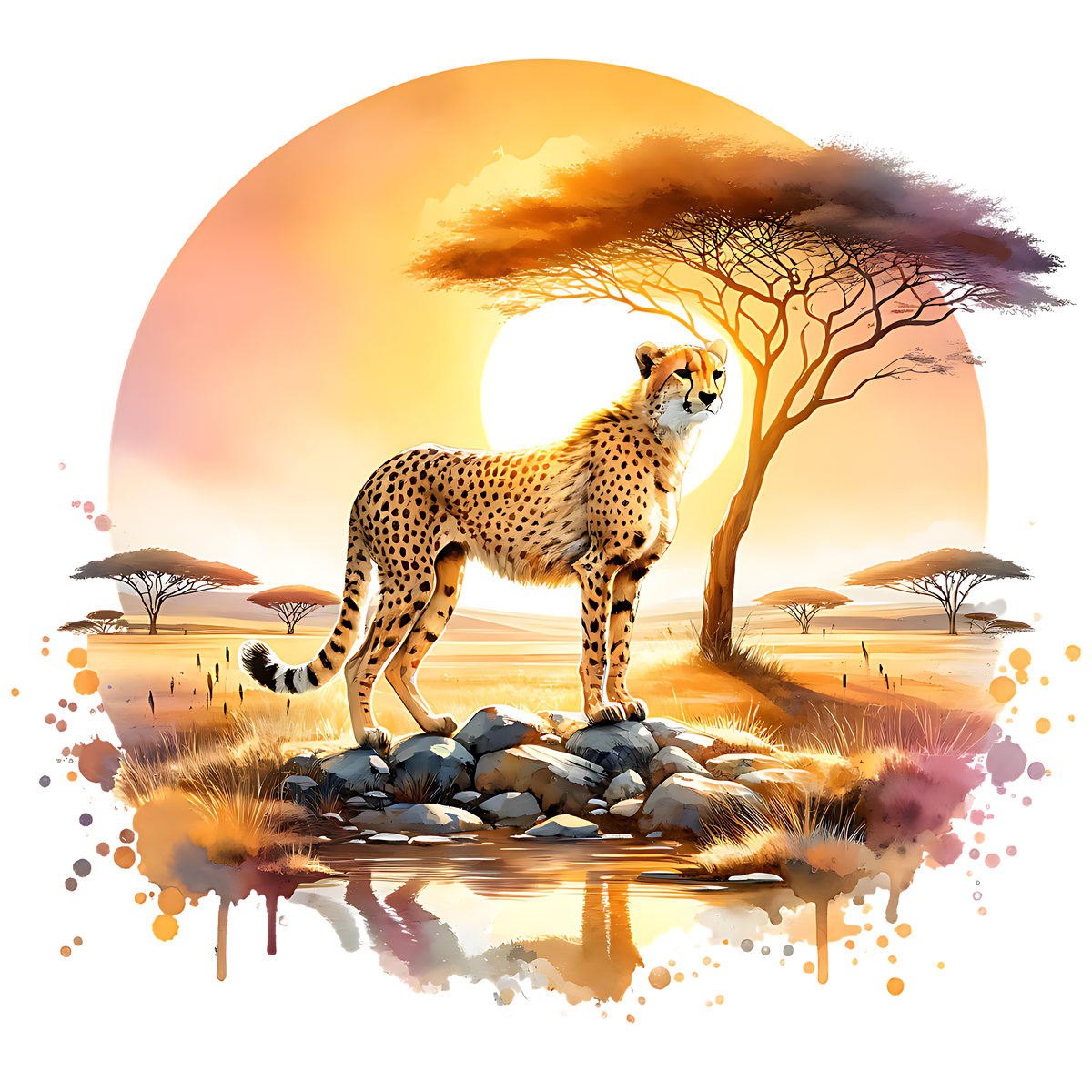 African Safari Heat Transfer