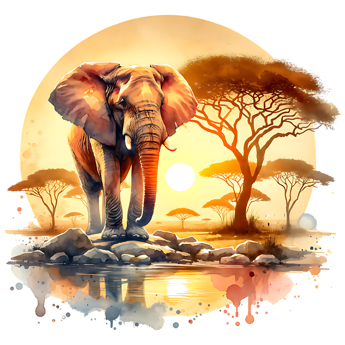 African Safari Heat Transfer
