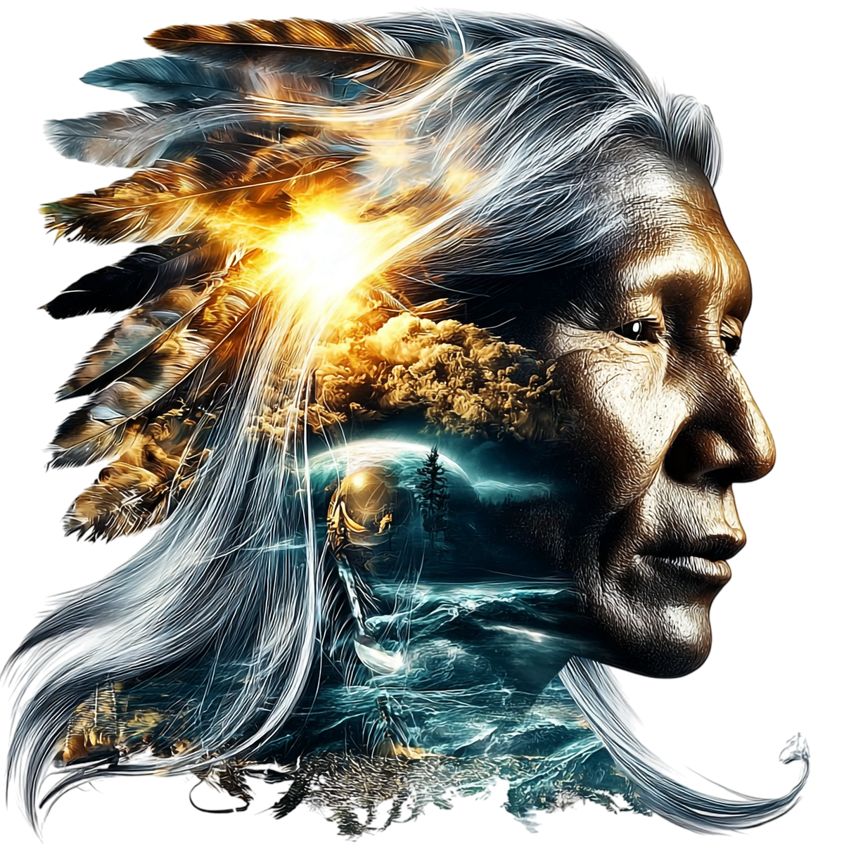 Ancestral Spirit Heat Transfer Ready to Press