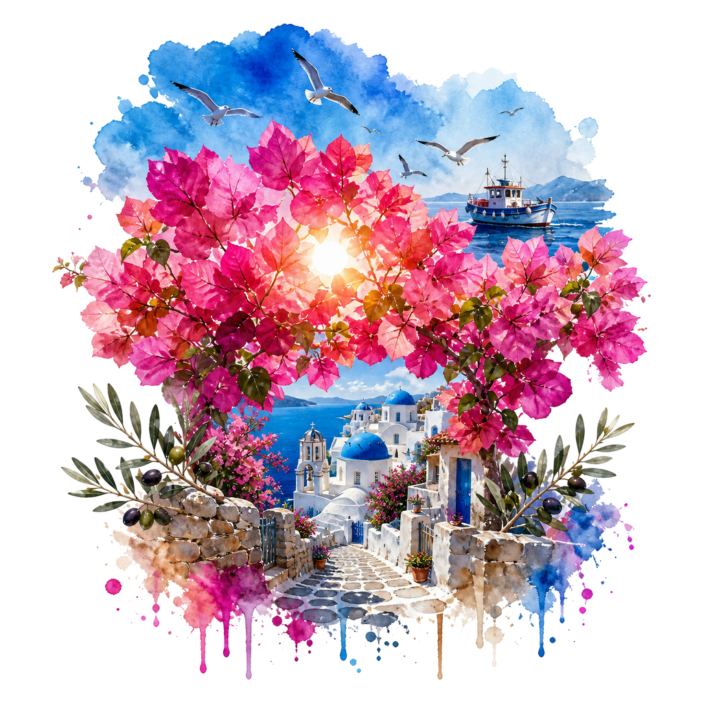 Double Exposure Floral Graphic T-shirt S-5X