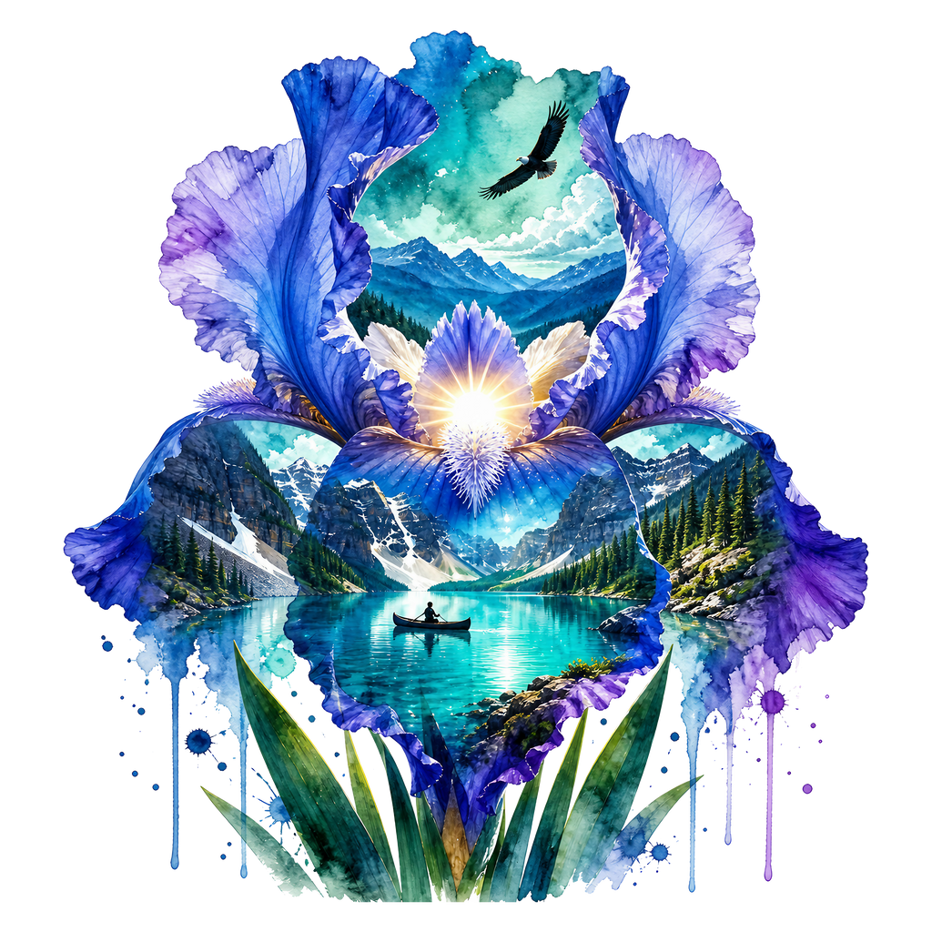 Double Exposure Floral Graphic T-shirt S-5X