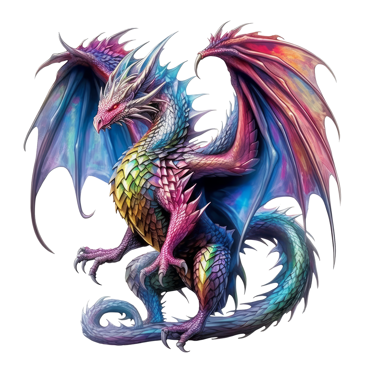 Fantasy Dragons Heat Transfer