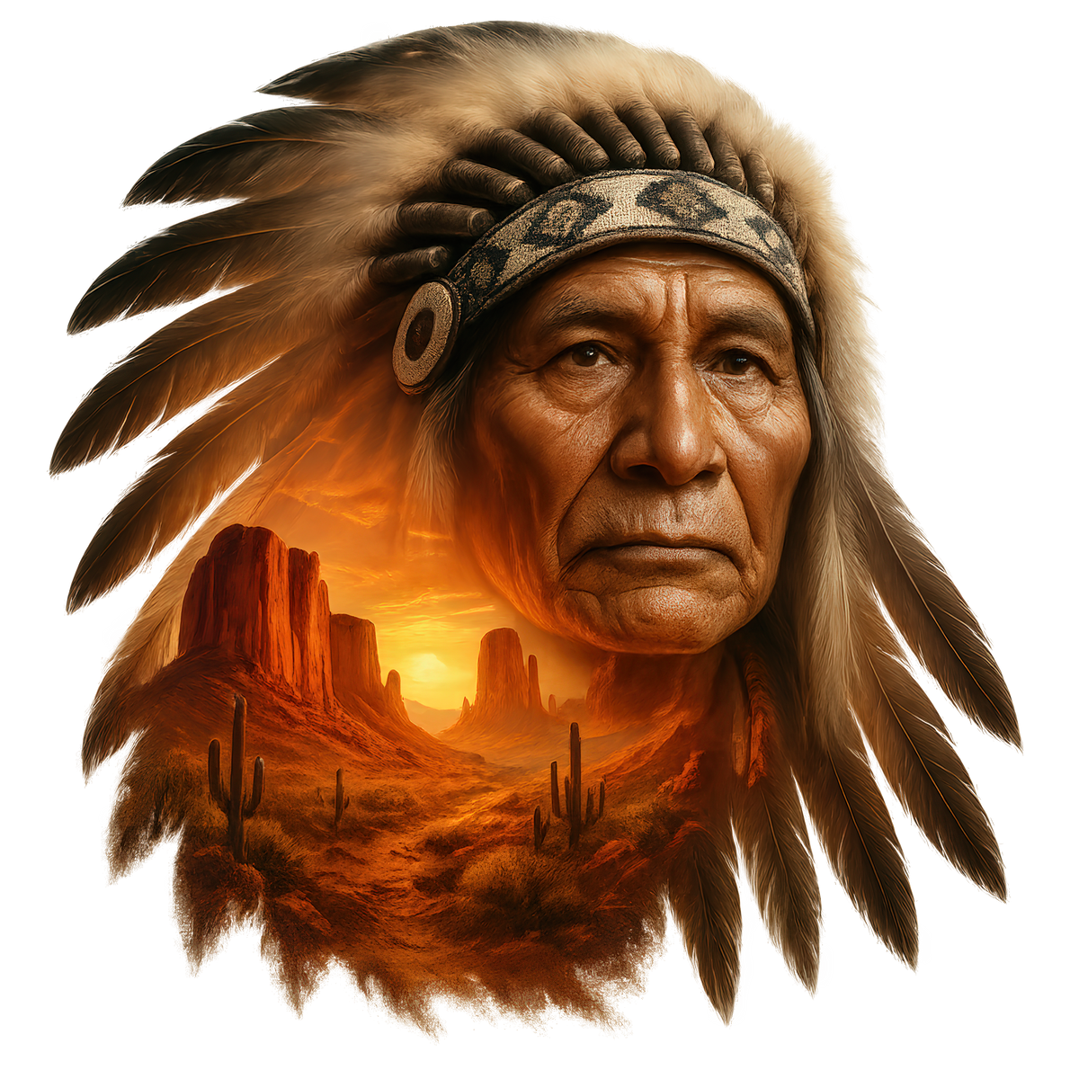 Native Chiefs Heat Transfer
