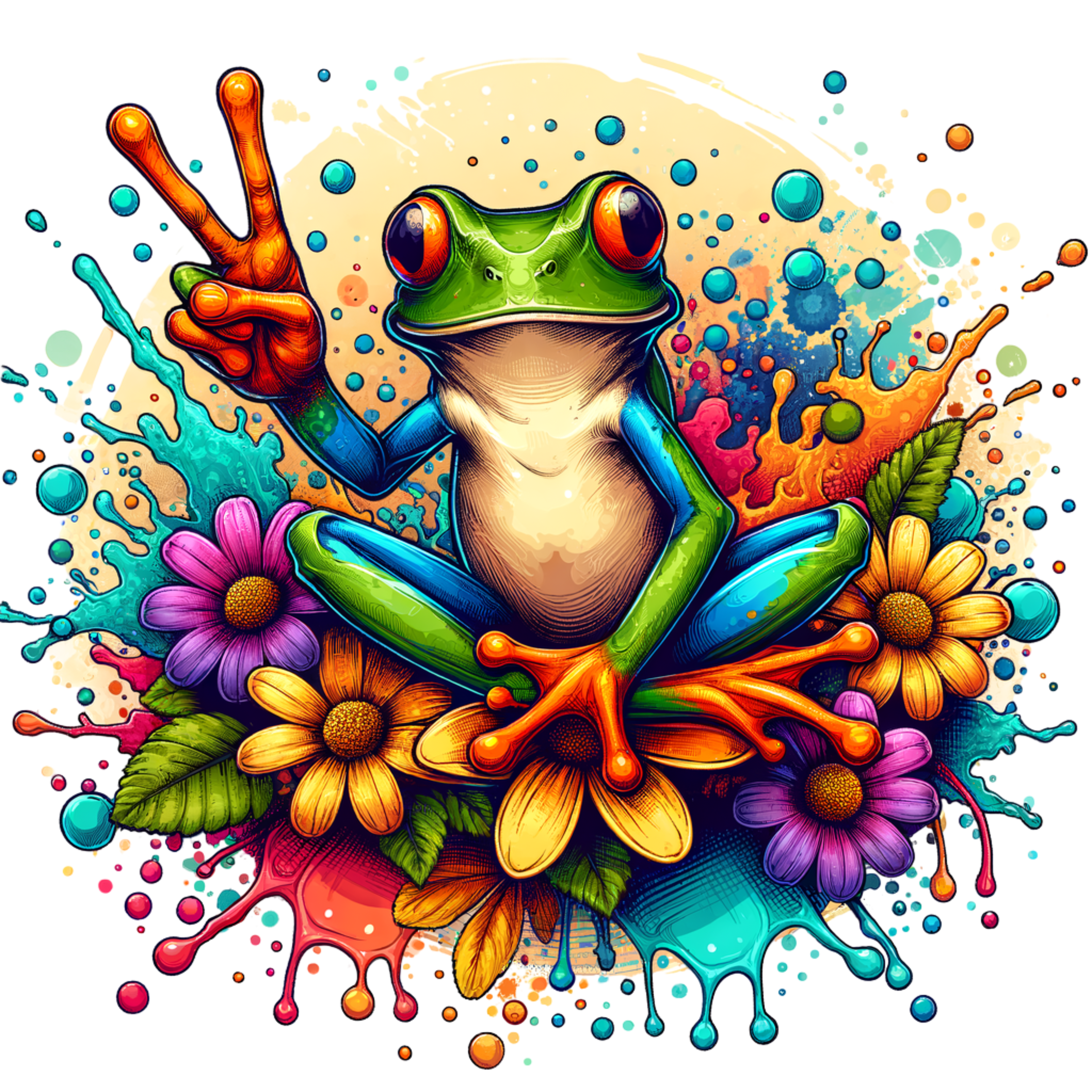 Peace Frog Heat Transfer
