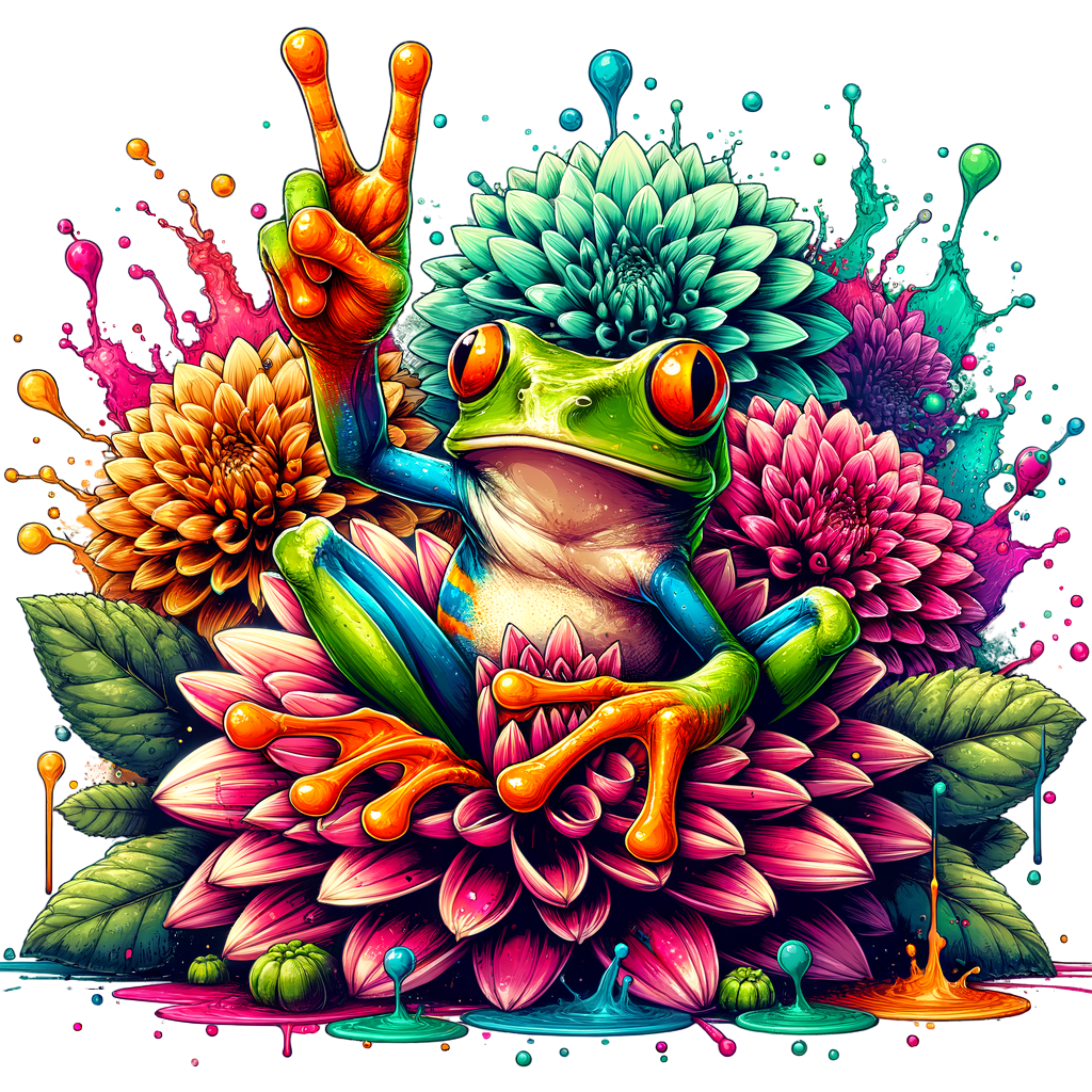 Peace Frog Heat Transfer