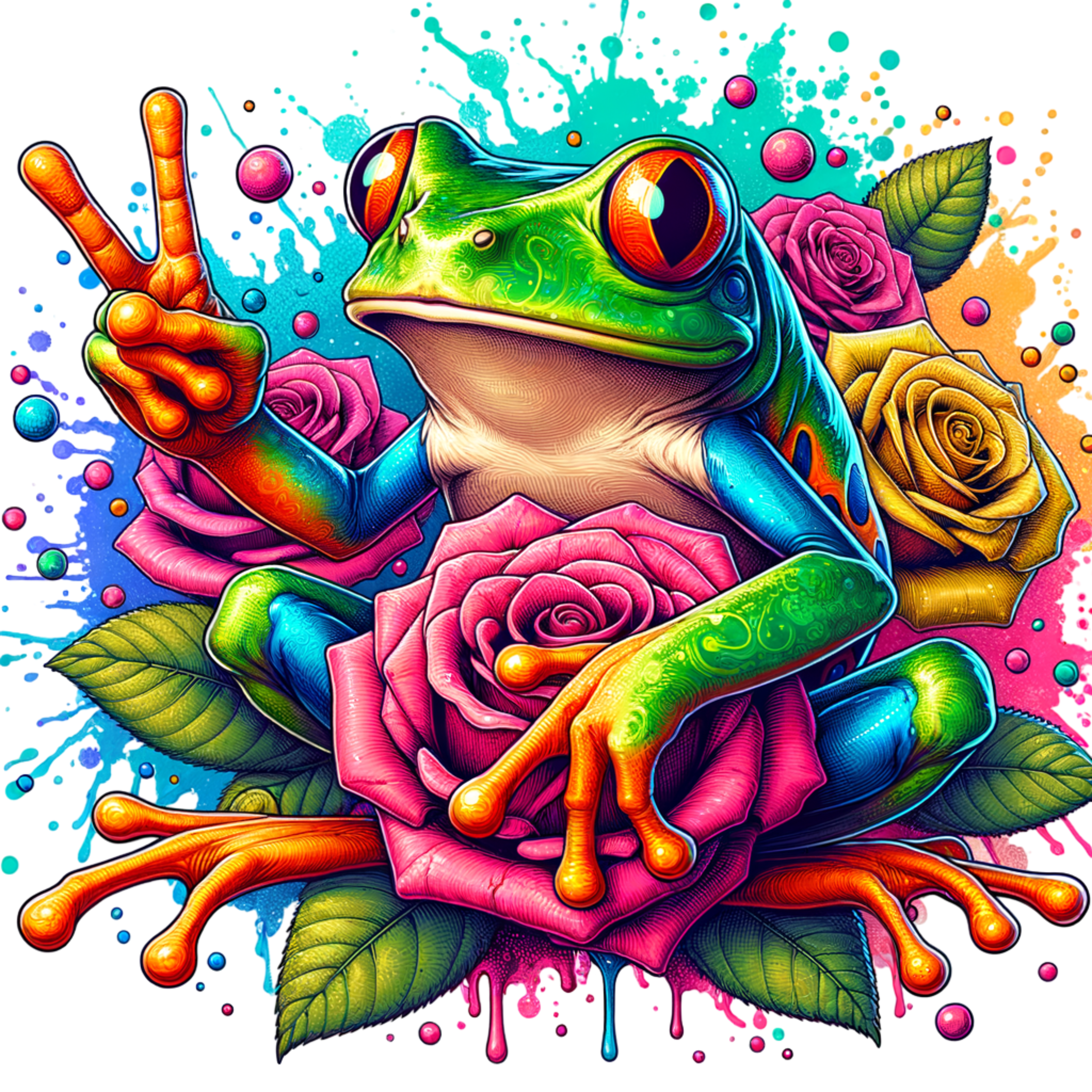 Peace Frog Heat Transfer
