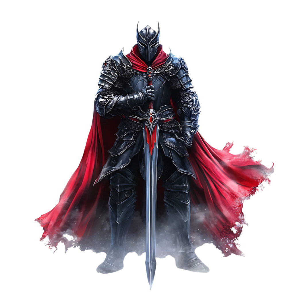 Evil Gothic Knights Heat Transfer